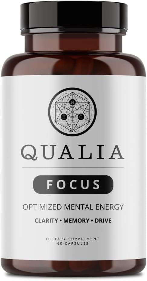 Qualia Focus Brain Booster täydentää ... Tehokas nootrooppinen suunniteltu toimittamaan jatkuvaa henkistä energiaa, valppautta, keskittymistä ja muistia Ginkgo Biloba, L-Theanine Plus 1 kuukausi tarjonta