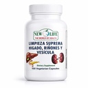 New Life Limpieza Suprema Hígado Riñones y Vesicula, Healthy Liver, Dandelion Root, Milk Thistle Extract, 100 kapslar
