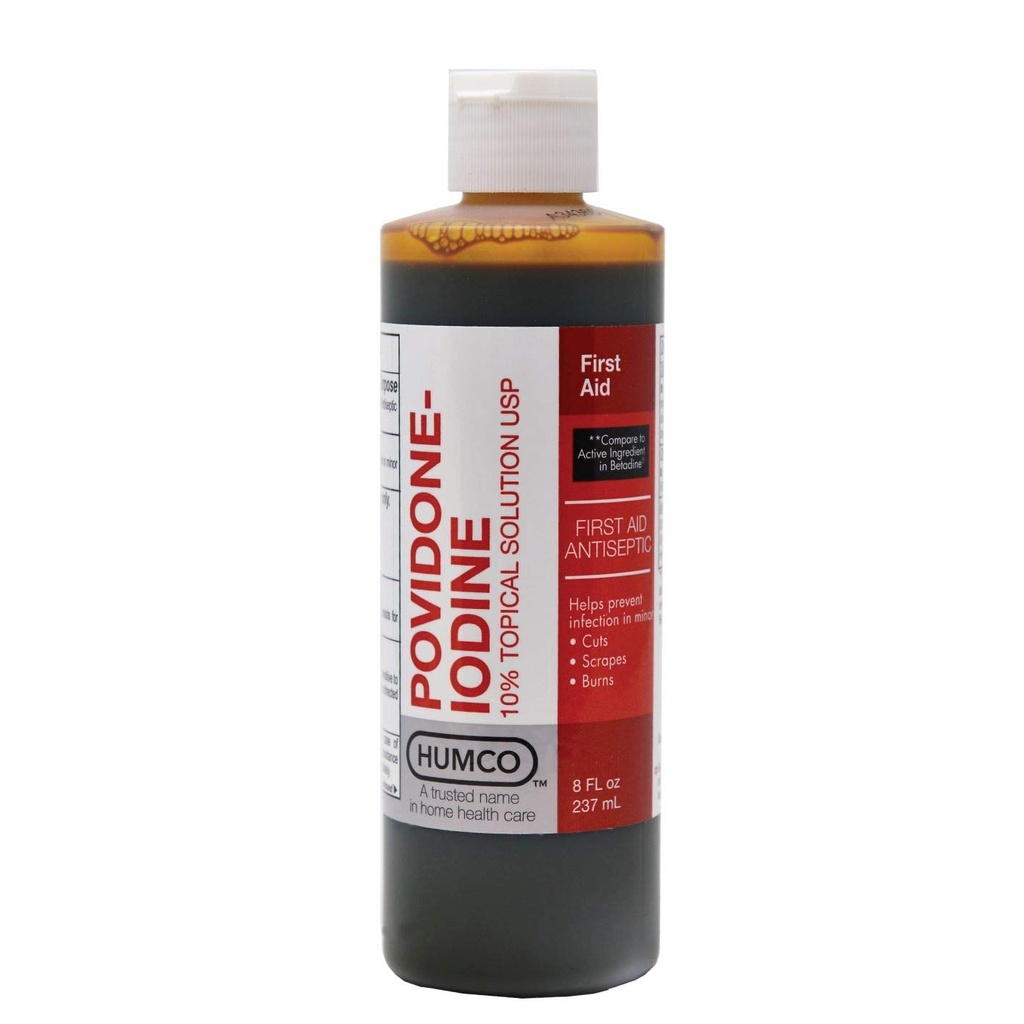 Humco 232516001 Povidoni Jodi 10% Uutinen liuos, 16 oz.