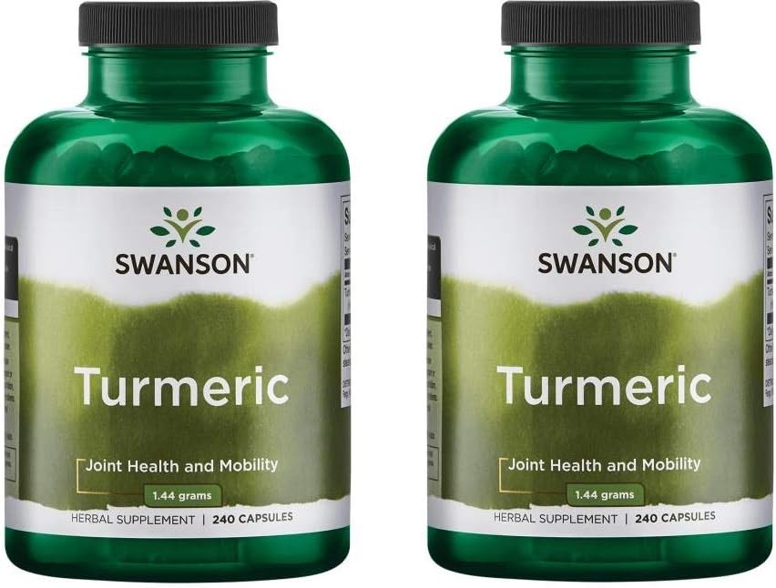 Swanson Premium Brand Turmeric Koko juurijauhe 720 mg, 240 kapselia-2