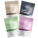 Sprout Living, Epic Protein Pro Collagen, Mindful Matcha, Real Sport och Complete Coffee, 12 portioner