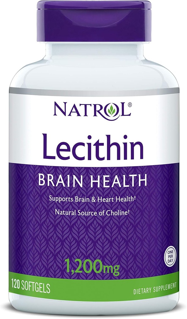 Natrol SOYA Lecithin Mineral Supplement, 1,200 mg, 120 greve
