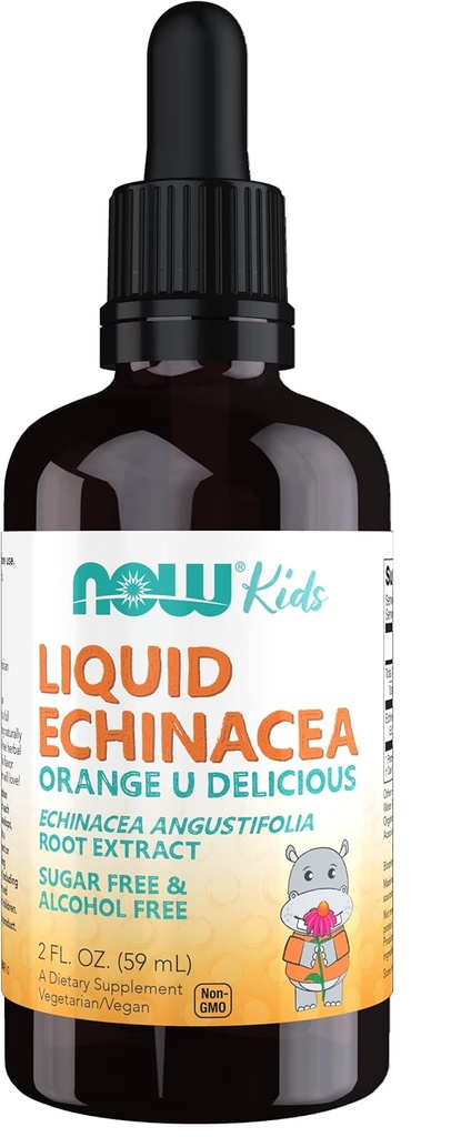 NYT elintarvikkeiden lisäravinteet, lapset Liquid Echinacea Dropper, Immuunijärjestelmä tuki, Formuloitu lapsille, 2 Fl Ounce, pakkaus voi vaihdella
