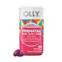 Olly Ultra Strength Prenatal Multivitamiine Softgels, tukee tervettä kasvua, aivojen kehitystä, rautaa, Foolihappoa, DHA, Vitamiinit C, E, 30 päivän tarjonnan 60