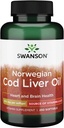 Swanson Cod Maksaöljy 1250 Iu A/135 Iu D 250 Sgels