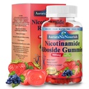 NAD Sugar-free, NAD Nikotinamidi Riboside Resveratrol 900 mg w. Quercetin, Collagen Biotin & Vitamiin, High Potency NAD Resveratrol lisäravinteet anti ikääntyminen, energia, Focus