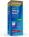 GoodSense Children's Allergy Medicine, 24 Hour Loratadine Oral Solution 5 mg/5 ml, Dye-Free, Non-Drowsy Antihistamine, Grape Flavor, Ages 2 och Older, 8 oz