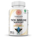 Samsara Herbs Tick Immuunituki - Japanese Knotweed, Kissankynsi, Andrographis, Cryptolepis, Sarsaparilla, Resveratrol, Tick Bite Tuki 240 kapselia