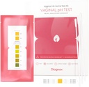 DIAGNOX HEALTH Women Vaginal pH Test Kit | Sterile Swabs | Home Yeast Infection Test & BV Test Strips | Snabba, korrekta, kliniska Grade pH Balance Home Test | FSA / HSA Berättigade (Pack av 10)