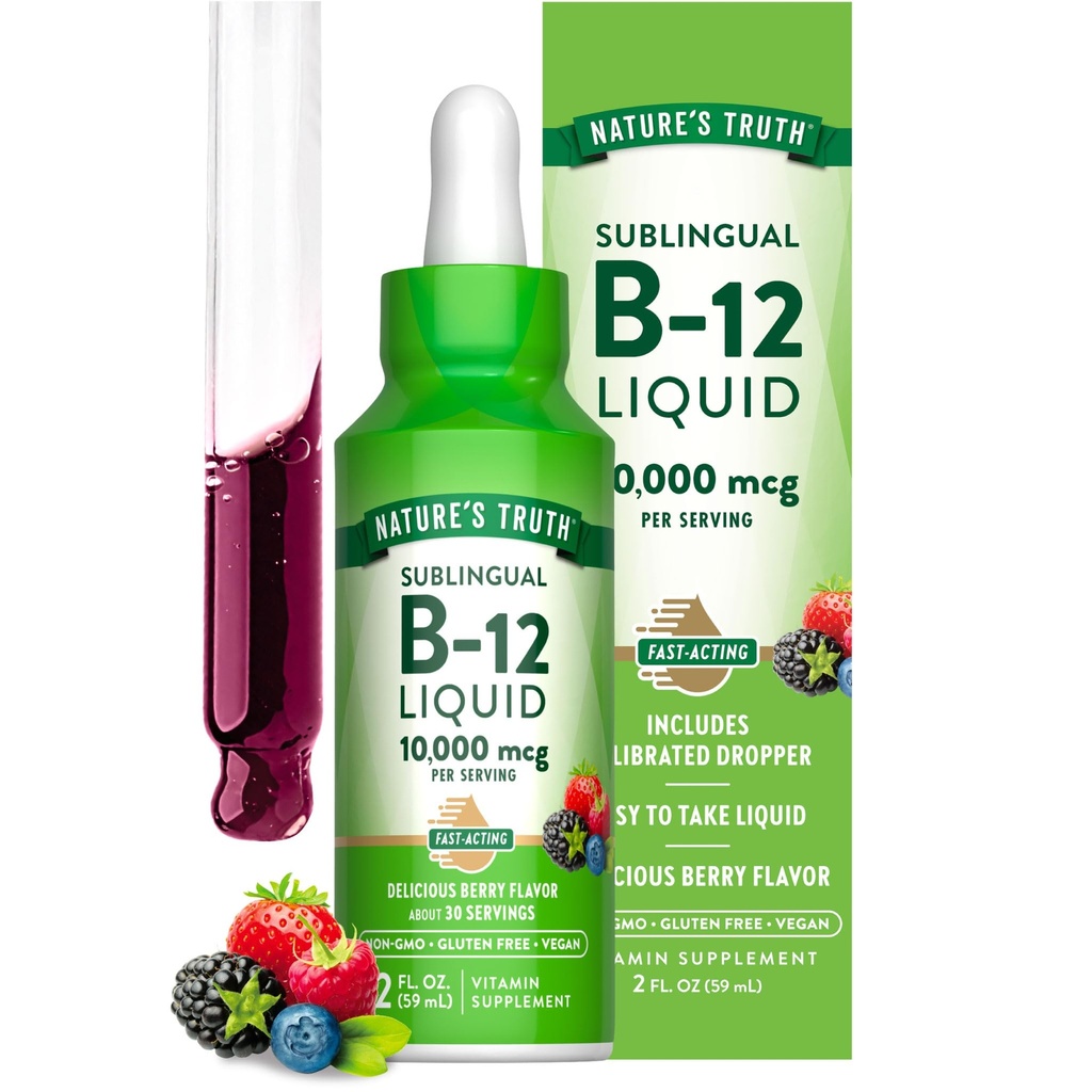 Nature's Truth B12 Sublingual Liquid Drops 