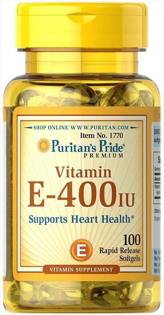 Puritanin ylpeysvitamiini E 400 IU Softgels, 100