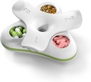 Daily Pill Box Organizer 3 gånger om dagen, Travel Small Pill Case, 3 Compartments Compact Pill Container, Portable Pill Holder för vitamin, medicin, tillägg, fiskolja, vit