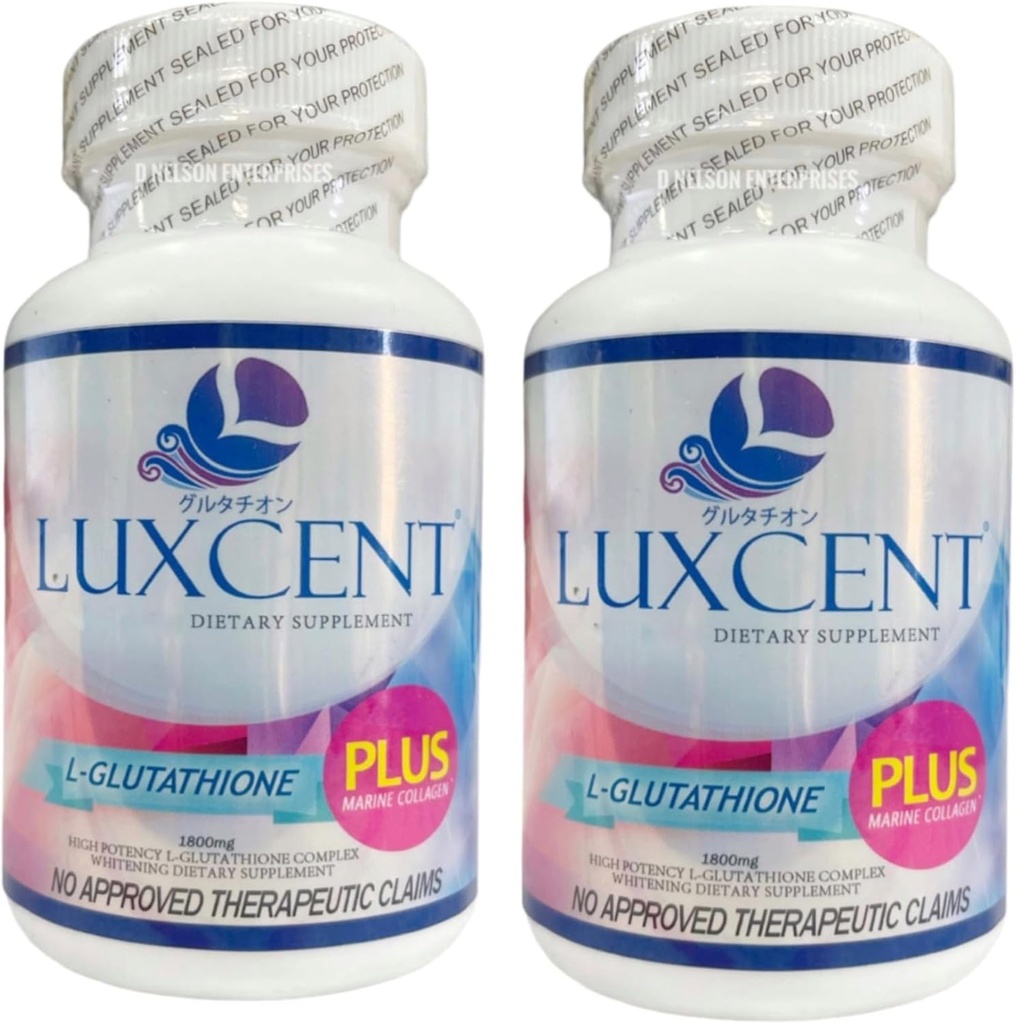 Generic 2 pullot Luxcent Glutatione Plus kapselit 1800mg, 60