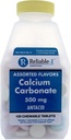 Calcium 500 mg Generial for Tums Assorted Fruit Flavored Purutabletti Säännöllinen vahvuus Antasidit happo ruoansulatushäiriöt, närästys, hapan maha 150 purutablettia per 4 purutablettia