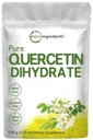 Pure Quercetin Dihydraatti Powder, Quercetin 500 mg per Serving, 100 grammaa, Eniten biosaatavissa Grade ja Filler ilmaiseksi, Tehokas antioksidantti tukee energiaa, immuunijärjestelmää, ei GMO:ita ja vegan