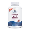 Nordic Naturals-vitamiini D3 + K2 Gummies, Granaattiomena - 120 Gummies - 1000 IU D3 + 45 mcg K2-vitamiini Suuri maku - Bone Health, edistää terveellistä lihasfunktiota - ei-GMO - 120 tarjoilua