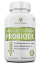 Fast Natural Bloating Relief - Bifidus Paras Advanced Probiootti 60 päivä + Kombucha Guide - Premium Probiootit miehille ja naisille - suoliston ongelmia, turvotus, ripuli, kaasu, virtsarakko, UTI