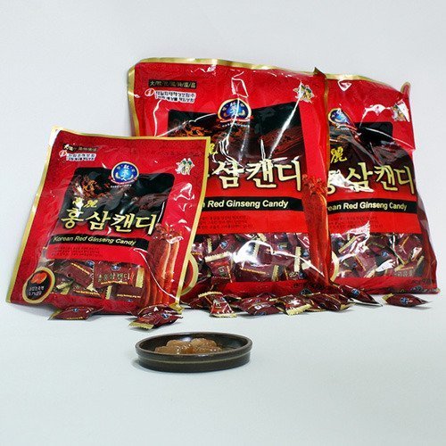 Korean Premium Red Ginseng Candy (200gx3packs) 600g - Vahva Red Ginseng maku. Apua Sure Kurkku, Yskä, Hengittäminen