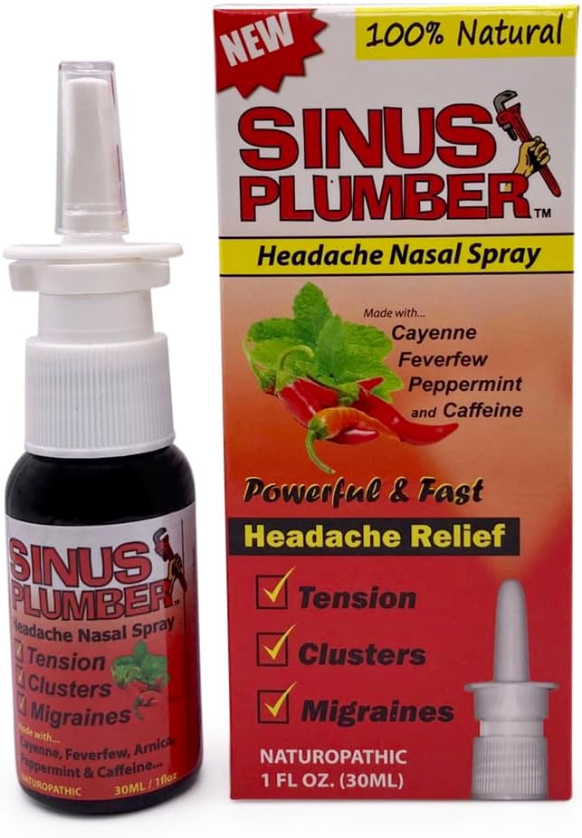 Sinus Pumber Migraine Päänsärky Nenäsumute kapsaisiinin ja kuumetaudin kanssa