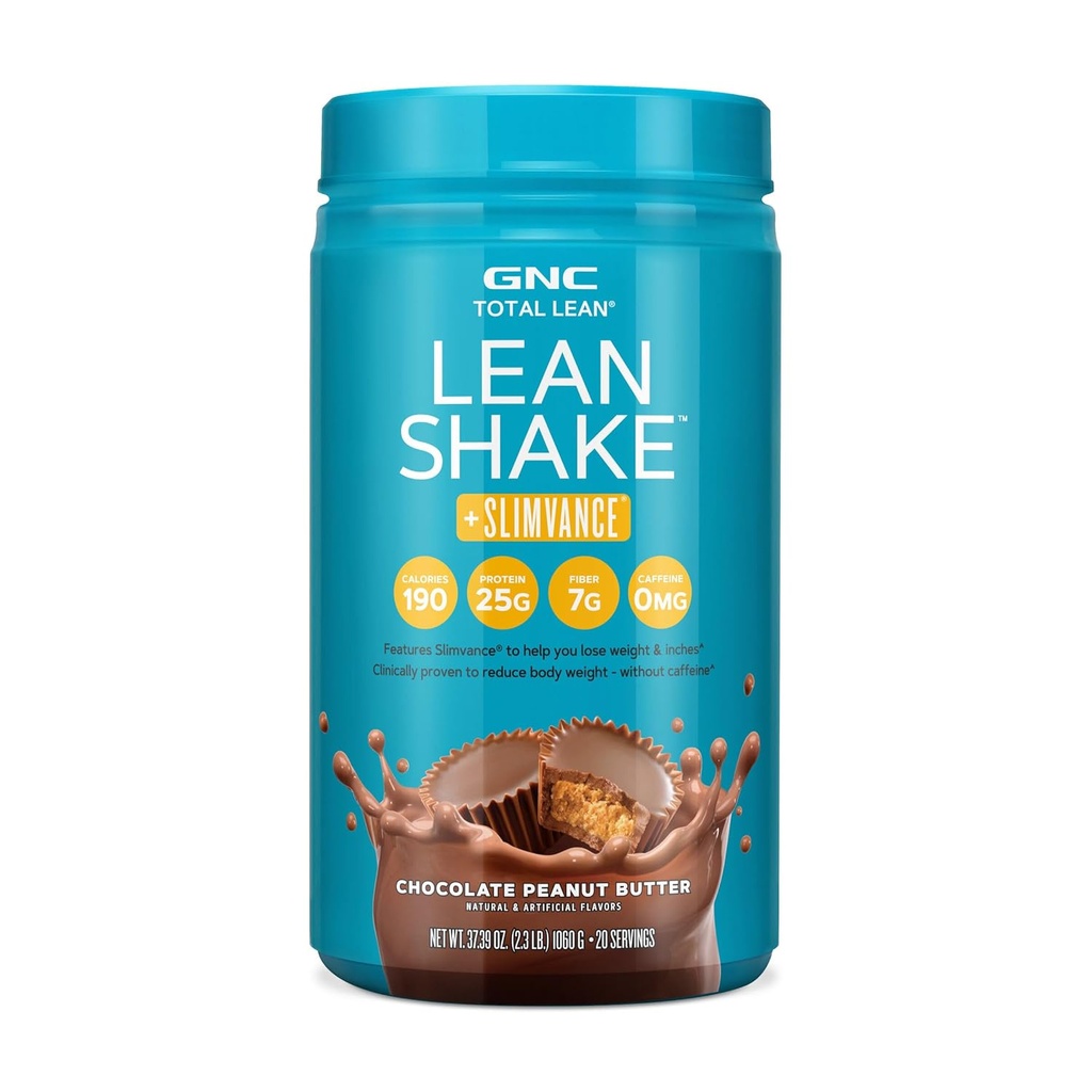 GNC Total Lean Lean Shake + Slimvance Caffeine Free - Chocolate Peanut Butter (20 portioner)