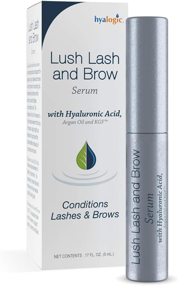 Hyaloginen HA Lush Lash ja Brow Serum Hyaluronihappo, Argan Oil ja KGFTM lashes & Brows hoito - 0,17 Ounce