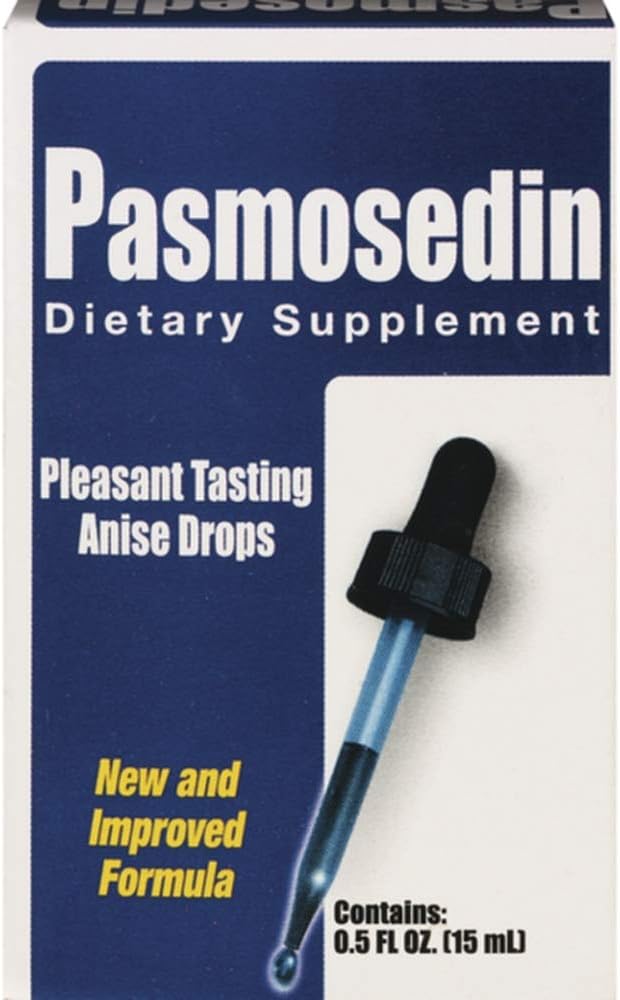 Pasmosedin Ruoansulatustippa, Ruoansulatuskanavan apu, auttaa turvotus & kaasu 0,5 Fl Oz / Pack of 1
