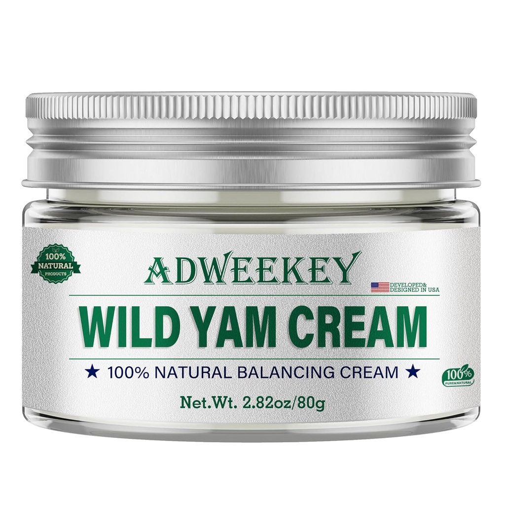 Wild Yam Cream for Hormone Balance, Australia Skincare Expert & Global Health Scholars Suositeltava resepti - Menopause & Menstrual Support Like Hot Flash, Night Sweats, Unstable Mood