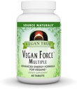 Source Naturals Vegan True, Vegan Force Multiple, Advanced Energy Formula Vegans* - 60 tablettia