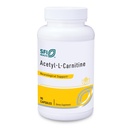 Klaire Labs SFI Health Acetyl-L-Carnitine 500 mg - Hypoallergenic Acetyl L-Carnitine Supplement - Edistää kognitiivista terveyttä, energian tuotantoa ja aivojen tukea (90 kapselia)