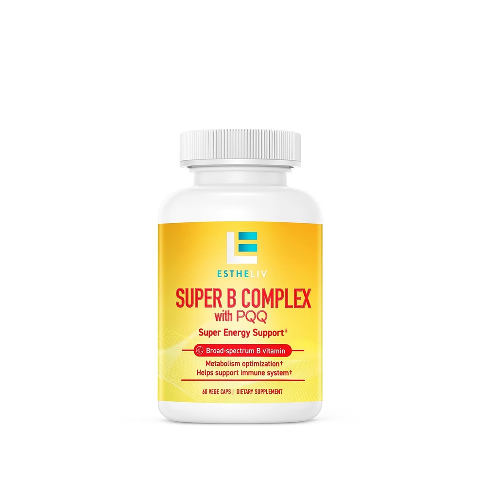 ESTHELIV® Super B Complex PQQ - 60 VegeCaps