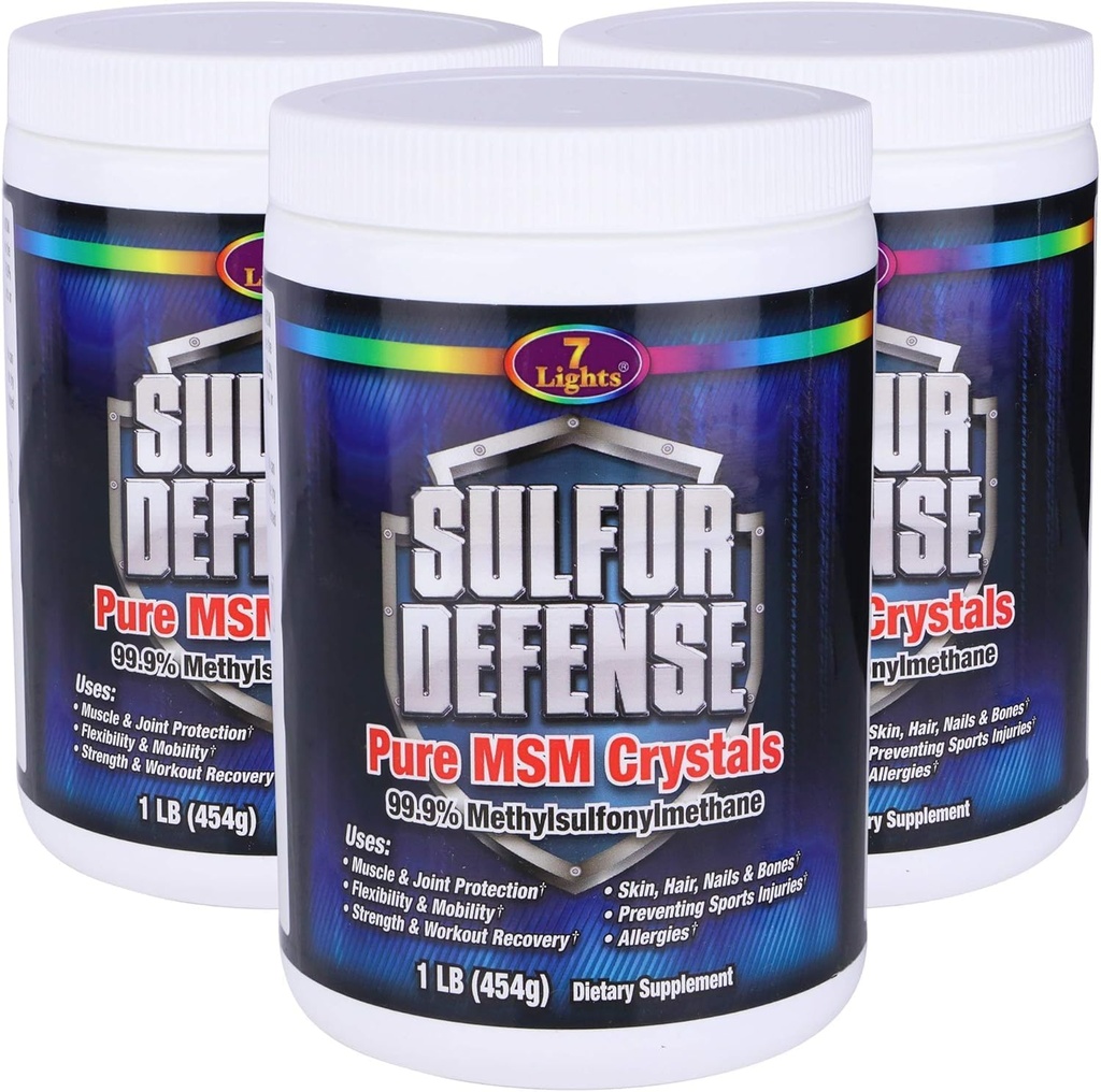 7 Valot Rikki Defense Opti-MSM 99,9% Pure MSM Powder 