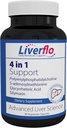 Nutrasal LiverFlo Liver Support PPC Polyenyylifosfatidylekoliini S-adesnosyylimetioniini Glycyrrhetinic Acid Silymarin Supplement Kasvissyöjä Kapselit