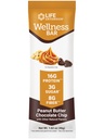 Life Extension Wellness Bar (Peanut Butter Chocolate Chip) ... 16 g proteiinia, 8 g kuitua, 3 g sokeria...