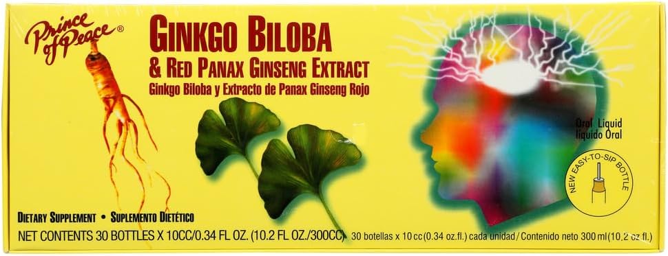 Prince of Peace Ginkgo Biloba & Red Pan Gns 30X10 Cc