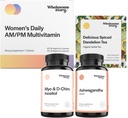 Chill Out Bundle | Myo Inositol & D Chiro Inositol | KSM 66 Ashwagandha Supplements | Premium Bioavailable Daily Multivitamin för kvinnor med järn och folat | Organic Roasted Dandelion Root Tea
