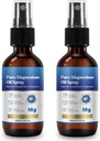 Generisk 2 Fl Oz Magnesium Oil Spray - Pure & Organic - High Concentration Magnesium - Non-GMO, Gluten-Free - Lätt att Absorb - 2pc