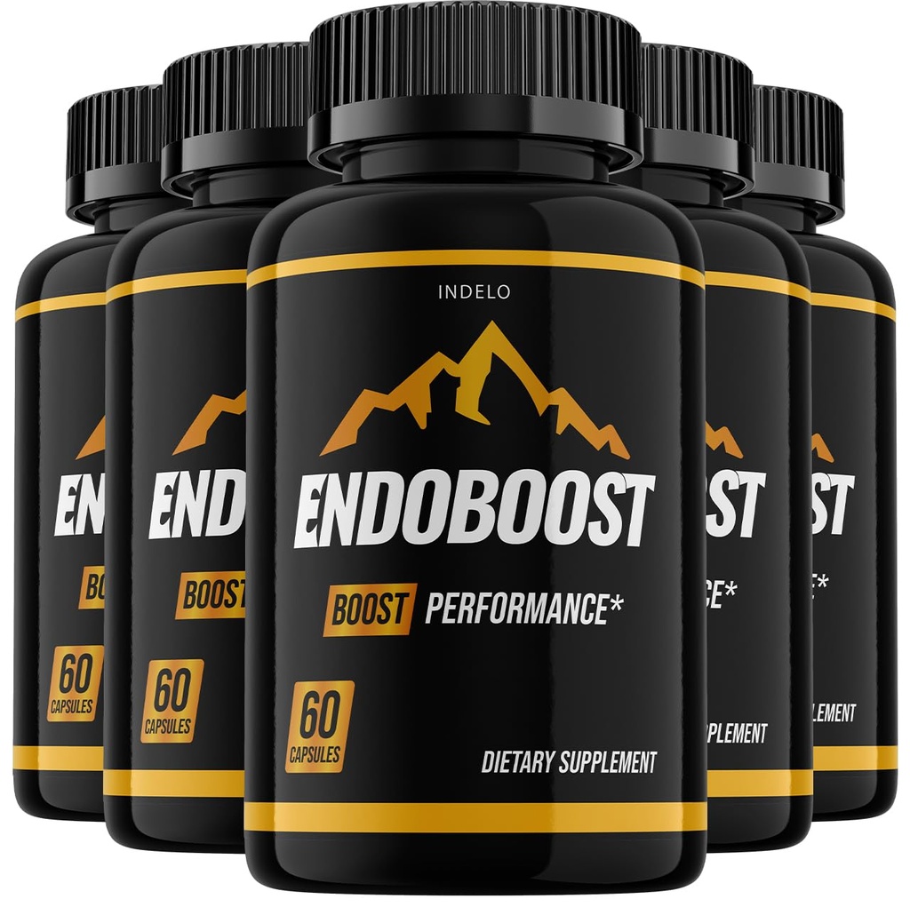 Endoboost for men, Endo Boost Advanced Performance Supplements, Endoboost Performance, Endobost Reviews (5 Pack - 300 kapselia)