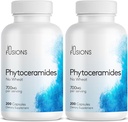 Fytokeramidi 200 kapselia Ihon korjaus nuorentuminen Anti-aging tuki Kasviperäisiä Ceramidit 700 mg Gluteeniton ei-GMO (2)