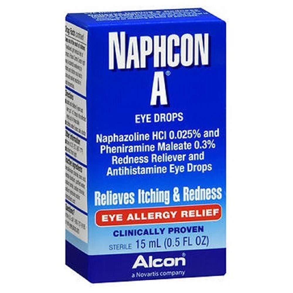 NAPHCON A silmätipat, 15 ml (pakkaus 3)