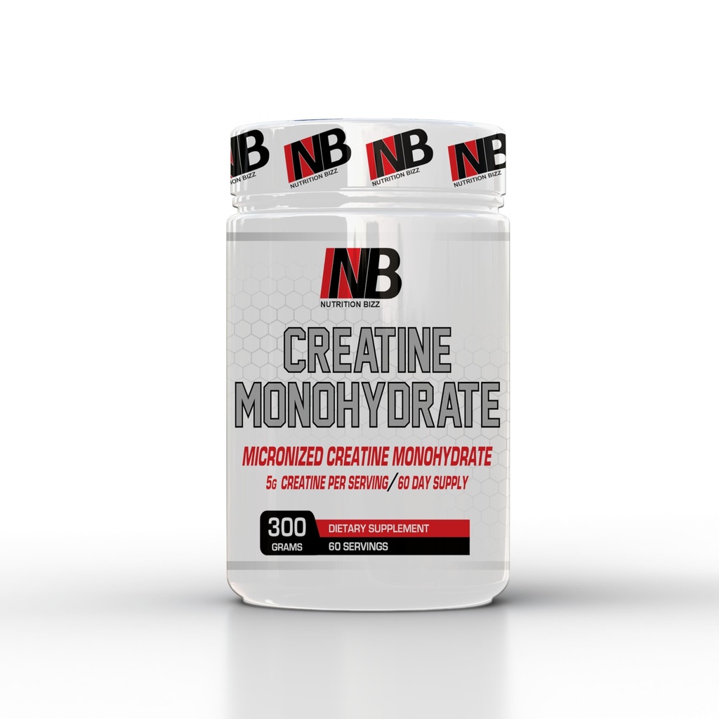 Micronized Creatine Monohydraatti Powder 300 Gram makuton 60 päivän tarjonta 5 Grams Creater per tarjoilu