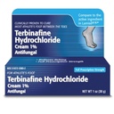 Taro Terbinafine Hydrochlorothiade sienilääkevoide 1% - Urheilijat Jalkavoide Extra vahvuus, lievittää kutinaa & polttaminen, Cures Useimmat urheilijan jalka, Jock kutina & rengasmato 1 oz
