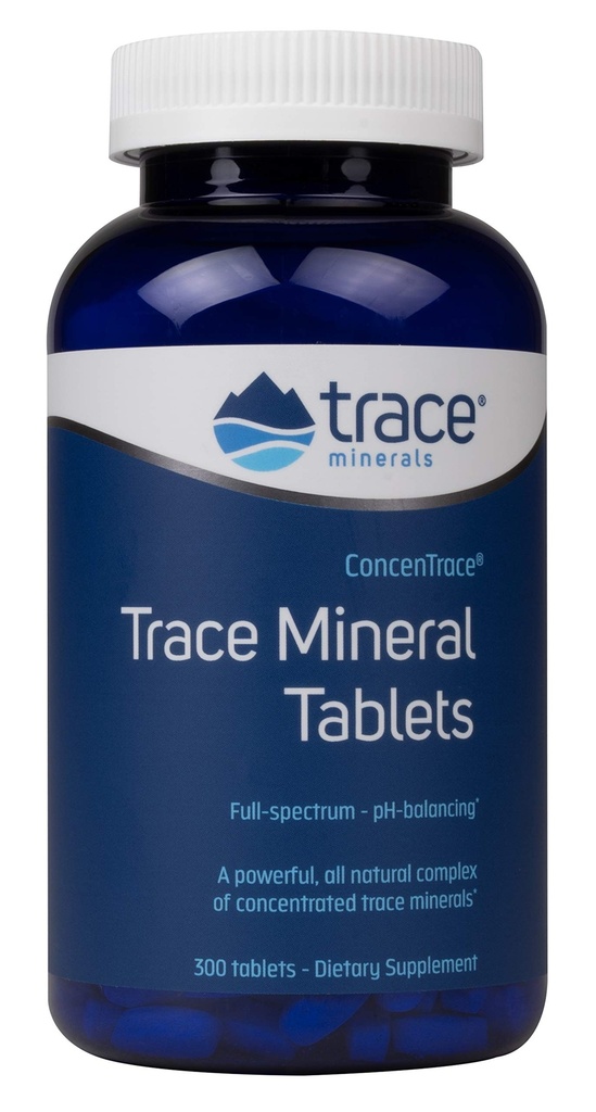 Trace Minerals Research Trace Mineral Tabletit - 300 tablettia