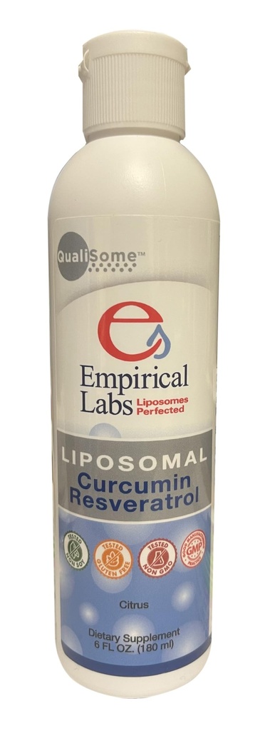 Liposomaalinen rakennettu kurkumiini/resveratrol, 6 fl.oz