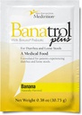 Medtrition Banatrol naturlig anti-diarré med prebiotika, lättnad för IBS, återkommande diarré, kliniskt stödd medicinsk mat, icke-konstiperande, 21 portioner (Banana)