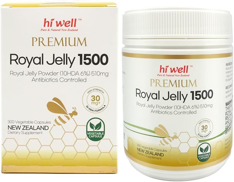 Hei Well Premium Royal Jelly 1500 300VegeCapsules