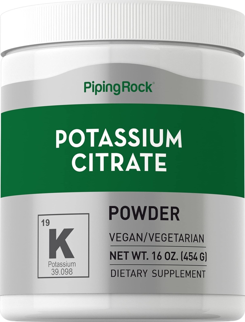 Piping Rock Kaliumsitraatti Powder Supplement ...