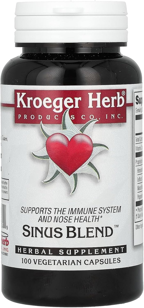 Kroeger Herb Co Sinus Blend, 100 kasviskapselia