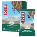 CLIF BAR - Energy Protein Bars - Kaurapuuroa Raisin Walnut - valmistettu luomukaura - energiapatukat - ei-GMO - (10 pakkaus)