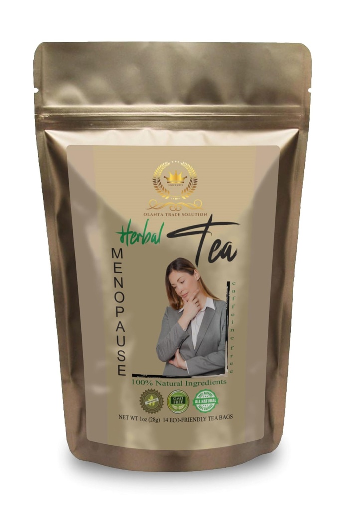 Generic Black Cohosh Menopause kuumat Välähdykset - Menopause Yrttitee - Menopause Balance Complex, Ginkgo biloba Tea Loose Leaf, Herbal Supplement, punainen Clover, Pure Cinnamon - 1 Pack