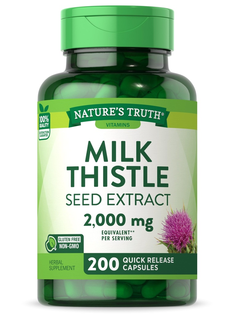 Nature's Truth Milk Thistle Supplement 